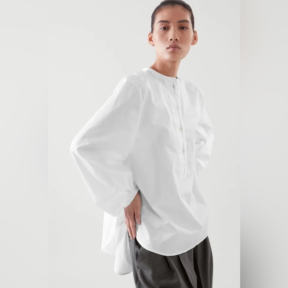 COS Balloon Sleeve Blouse - sz 8 - Picture 1 of 8